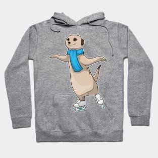 Meerkat Ice skating Ice skates Hoodie